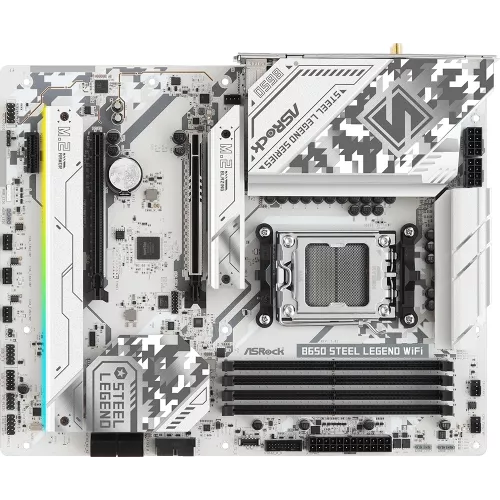 Материнская плата Asrock B650 STEEL LEGEND WIFI Socket AM5 AMD B650 4xDDR5 ATX AC`97 8ch(7.1) 2.5Gg RAID+HDMI+DP