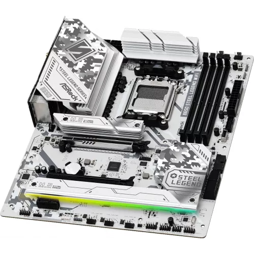 Материнская плата Asrock B650 STEEL LEGEND WIFI Socket AM5 AMD B650 4xDDR5 ATX AC`97 8ch(7.1) 2.5Gg RAID+HDMI+DP