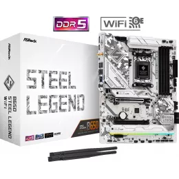 Материнская плата Asrock B650 STEEL LEGEND WIFI Socket AM5 AMD B650 4xDDR5 ATX AC`97 8ch(7.1) 2.5Gg RAID+HDMI+DP