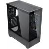 Корпус Accord ACC-EL1B TG черный без БП ATX 2xUSB2.0 1xUSB3.1 audio bott PSU