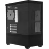 Корпус Accord ACC-EL1B TG черный без БП ATX 2xUSB2.0 1xUSB3.1 audio bott PSU