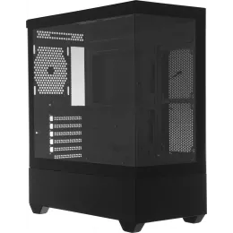 Корпус Accord ACC-EL1B TG черный без БП ATX 2xUSB2.0 1xUSB3.1 audio bott PSU