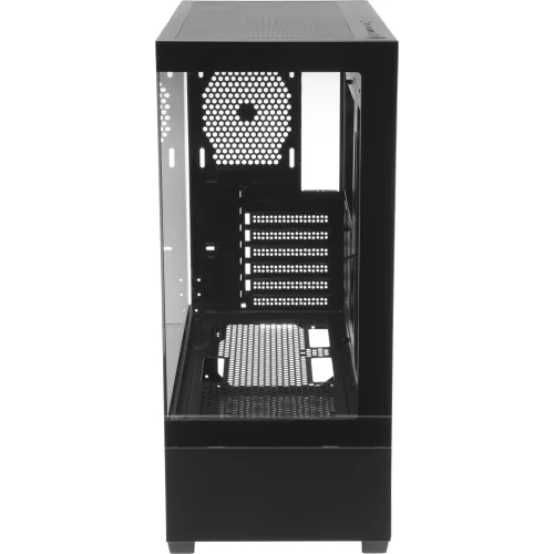 Корпус Accord ACC-EL1B TG черный без БП ATX 2xUSB2.0 1xUSB3.1 audio bott PSU