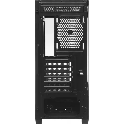 Корпус Accord ACC-EL1B TG черный без БП ATX 2xUSB2.0 1xUSB3.1 audio bott PSU