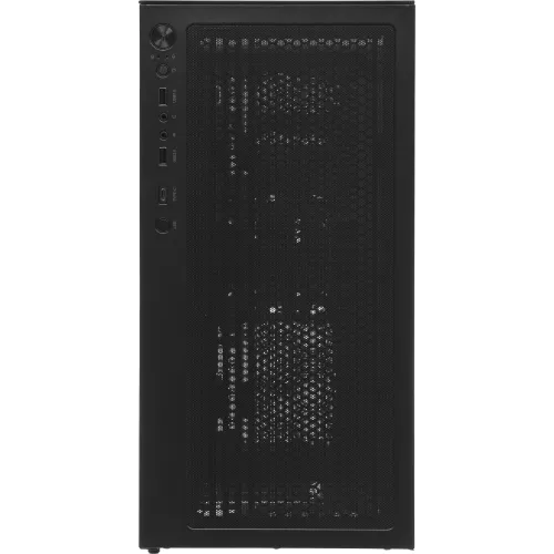 Корпус Accord ACC-EL1B TG черный без БП ATX 2xUSB2.0 1xUSB3.1 audio bott PSU