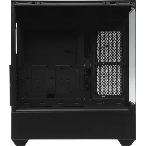 Корпус Accord ACC-EL1B TG черный без БП ATX 2xUSB2.0 1xUSB3.1 audio bott PSU