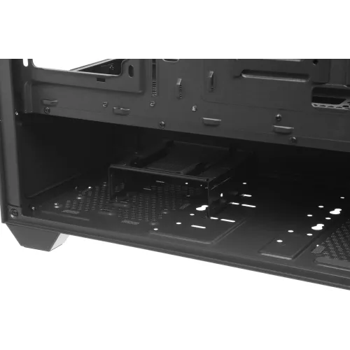 Корпус Accord ACC-EL1B TG черный без БП ATX 2xUSB2.0 1xUSB3.1 audio bott PSU