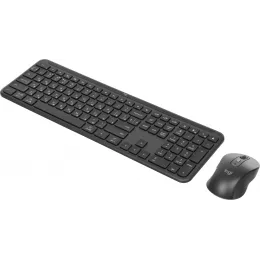 Клавиатура + мышь Logitech MK950 клав:графитовый/черный мышь:черный/серый USB беспроводная Bluetooth/Радио slim (920-012500)