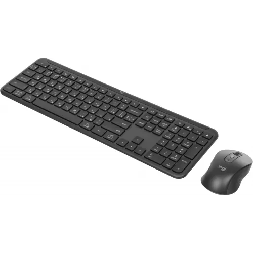 Клавиатура + мышь Logitech MK950 клав:графитовый/черный мышь:черный/серый USB беспроводная Bluetooth/Радио slim (920-012500)