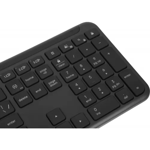 Клавиатура + мышь Logitech MK950 клав:графитовый/черный мышь:черный/серый USB беспроводная Bluetooth/Радио slim (920-012500)