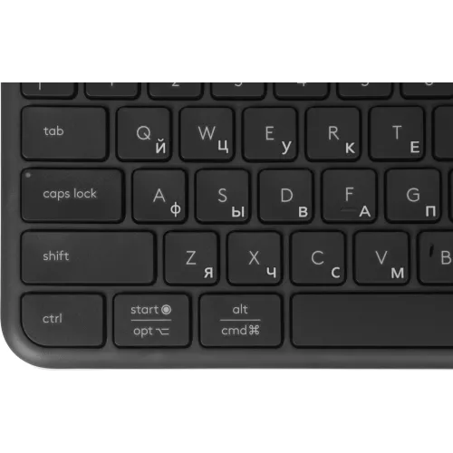 Клавиатура + мышь Logitech MK950 клав:графитовый/черный мышь:черный/серый USB беспроводная Bluetooth/Радио slim (920-012500)