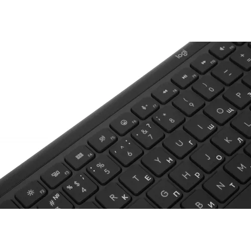 Клавиатура + мышь Logitech MK950 клав:графитовый/черный мышь:черный/серый USB беспроводная Bluetooth/Радио slim (920-012500)