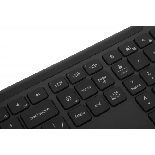 Клавиатура + мышь Logitech MK950 клав:графитовый/черный мышь:черный/серый USB беспроводная Bluetooth/Радио slim (920-012500)