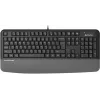 Клавиатура A4Tech Fstyler FK20 серый USB Multimedia (подставка для запястий) (FK20) кабель 1.5м