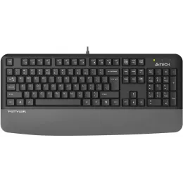 Клавиатура A4Tech Fstyler FK20 серый USB Multimedia (подставка для запястий) (FK20) кабель 1.5м