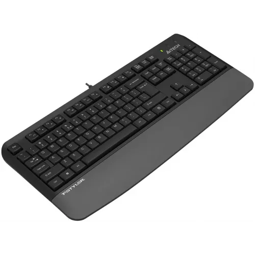 Клавиатура A4Tech Fstyler FK20 серый USB Multimedia (подставка для запястий) (FK20) кабель 1.5м
