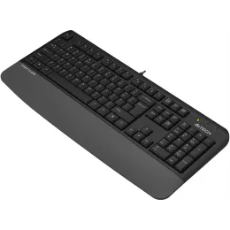 Клавиатура A4Tech Fstyler FK20 серый USB Multimedia (подставка для запястий) (FK20) кабель 1.5м