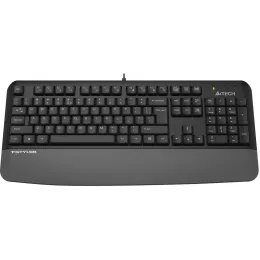 Клавиатура A4Tech Fstyler FK20 серый USB Multimedia (подставка для запястий) (FK20) кабель 1.5м