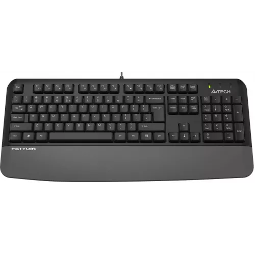 Клавиатура A4Tech Fstyler FK20 серый USB Multimedia (подставка для запястий) (FK20) кабель 1.5м