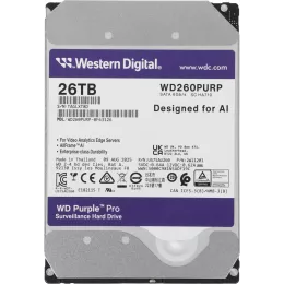 Жесткий диск WD SATA-III 26TB WD260PURP Purple Pro (7200rpm) 512Mb 3.5"