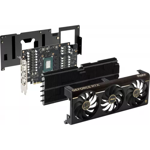Видеокарта Asus PCI-E 5.0 PROART-RTX5080-O16G NVIDIA GeForce RTX 5080 16Gb 256bit GDDR7 2700/30000 HDMIx1 DPx3 HDCP Ret