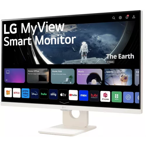 Монитор LG 27" MyView 27U511SA-W белый IPS LED 16:9 HDMI M/M матовая 1300:1 200cd 178гр/178гр 1920x1080 100Hz FHD USB 5.6кг