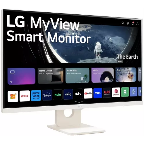 Монитор LG 27" MyView 27U511SA-W белый IPS LED 16:9 HDMI M/M матовая 1300:1 200cd 178гр/178гр 1920x1080 100Hz FHD USB 5.6кг