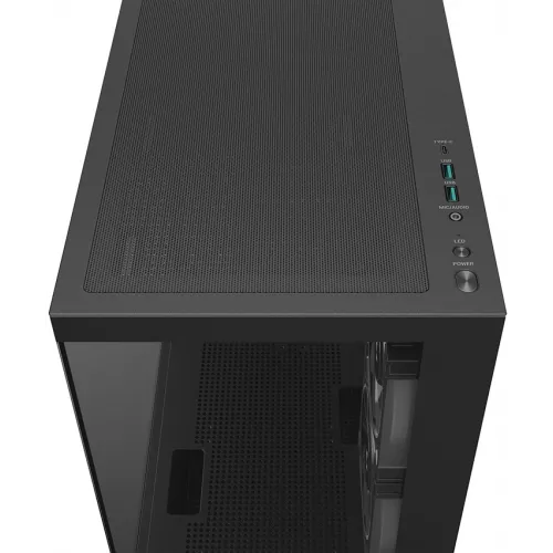 Корпус Deepcool CG380 3F черный без БП mATX 6x120mm 3x140mm 2xUSB3.0 audio bott PSU
