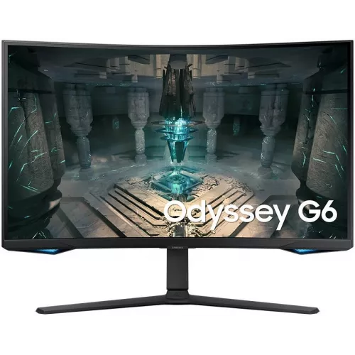 Монитор Samsung 31.5" Odyssey G6 S32BG650EMXUE черный VA LED 16:9 HDMI полуматовая HAS Piv 2500:1 350cd 178гр/178гр 2560x1440 240Hz FreeSync Premium Pro DP 2K USB 7.4кг
