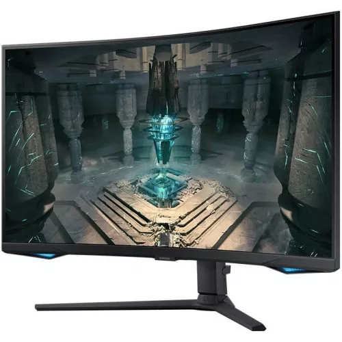 Монитор Samsung 31.5" Odyssey G6 S32BG650EMXUE черный VA LED 16:9 HDMI полуматовая HAS Piv 2500:1 350cd 178гр/178гр 2560x1440 240Hz FreeSync Premium Pro DP 2K USB 7.4кг