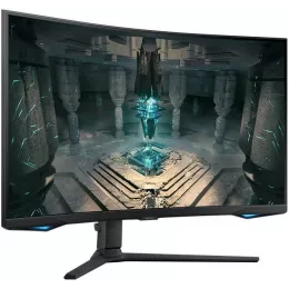 Монитор Samsung 31.5" Odyssey G6 S32BG650EMXUE черный VA LED 16:9 HDMI полуматовая HAS Piv 2500:1 350cd 178гр/178гр 2560x1440 240Hz FreeSync Premium Pro DP 2K USB 7.4кг