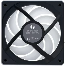Вентилятор для корпуса Lian-Li Uni Fan CL Wireless 120 Reverse ARGB 124х120x28 черный 4-pin 30.8дБ (G99.12RCL1W1B.R0) Ret