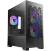 Корпус Azza AEROHEX-M черный без БП mATX 8x120mm 2x140mm 1xUSB2.0 2xUSB3.0 audio bott PSU