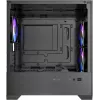 Корпус Azza AEROHEX-M черный без БП mATX 8x120mm 2x140mm 1xUSB2.0 2xUSB3.0 audio bott PSU
