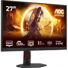 Монитор AOC 27" Q27G4SRU черный IPS LED 16:9 HDMI M/M матовая HAS Piv 1000:1 450cd 178гр/178гр 2560x1440 300Hz G-Sync DP 2K 6.11кг