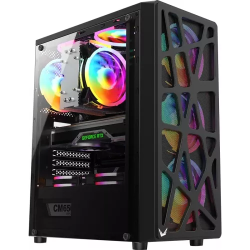 Корпус Formula Mana AR V2 черный без БП ATX 5x120mm 2xUSB2.0 1xUSB3.0 audio bott PSU