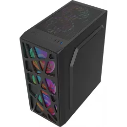 Корпус Formula Mana AR V2 черный без БП ATX 5x120mm 2xUSB2.0 1xUSB3.0 audio bott PSU