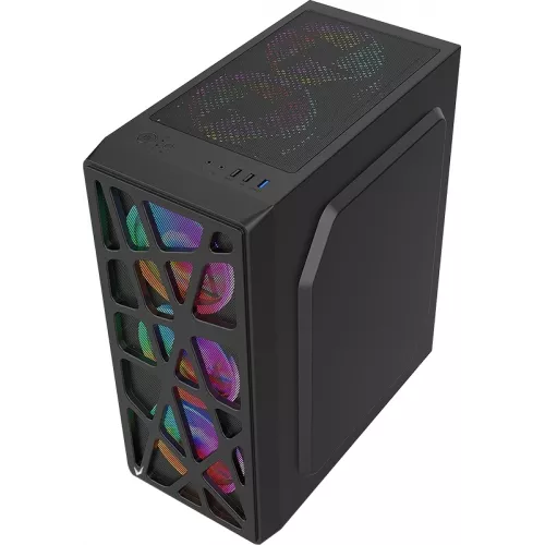 Корпус Formula Mana AR V2 черный без БП ATX 5x120mm 2xUSB2.0 1xUSB3.0 audio bott PSU