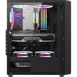 Корпус Formula Mana AR V2 черный без БП ATX 5x120mm 2xUSB2.0 1xUSB3.0 audio bott PSU