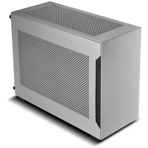 Корпус Lian-Li A4H2OA5 серебристый без БП miniITX audio