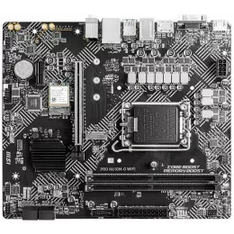 Материнская плата MSI PRO H610M-G WIFI Soc-1700 Intel H610 2xDDR5 mATX AC`97 8ch(7.1) GbLAN+VGA+HDMI+DP