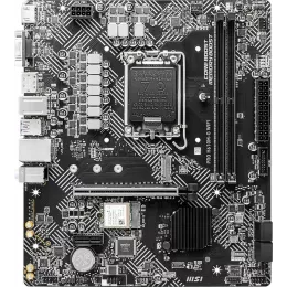 Материнская плата MSI PRO H610M-G WIFI Soc-1700 Intel H610 2xDDR5 mATX AC`97 8ch(7.1) GbLAN+VGA+HDMI+DP