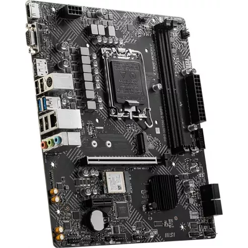 Материнская плата MSI PRO H610M-G WIFI Soc-1700 Intel H610 2xDDR5 mATX AC`97 8ch(7.1) GbLAN+VGA+HDMI+DP