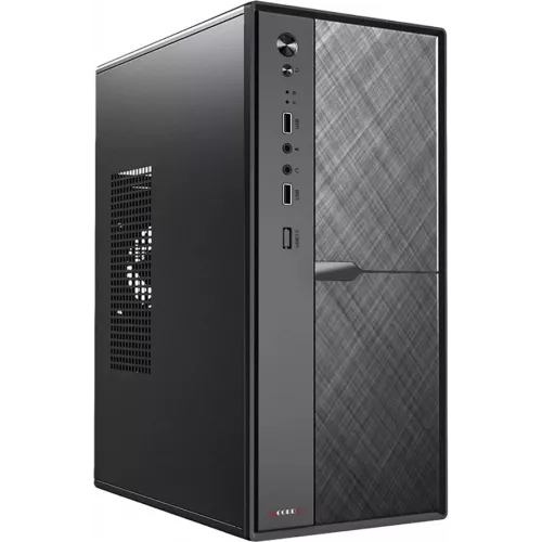 Корпус Accord ACC-1603 черный без БП mATX 1x80mm 2xUSB2.0 audio