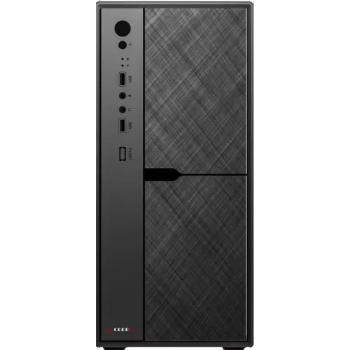 Корпус Accord ACC-1603 черный без БП mATX 1x80mm 2xUSB2.0 audio
