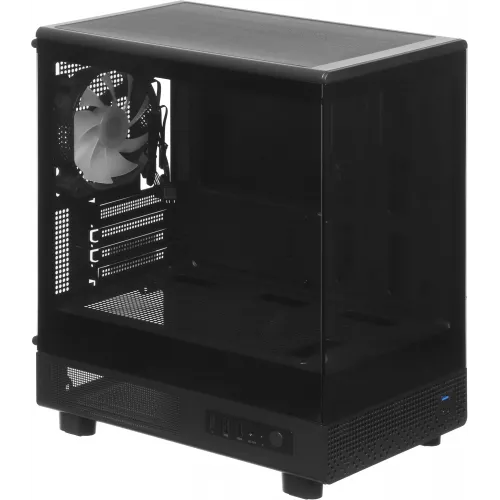 Корпус Accord ACC-ZM3B черный без БП mATX 4x120mm 2x140mm 2xUSB2.0 1xUSB3.0 audio bott PSU
