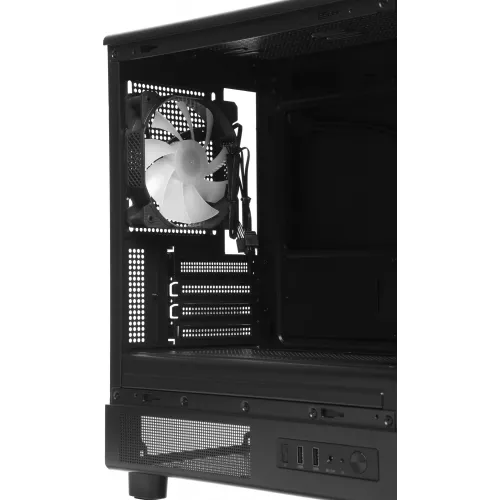 Корпус Accord ACC-ZM3B черный без БП mATX 4x120mm 2x140mm 2xUSB2.0 1xUSB3.0 audio bott PSU