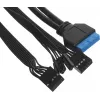 Корпус Accord ACC-ZM3B черный без БП mATX 4x120mm 2x140mm 2xUSB2.0 1xUSB3.0 audio bott PSU