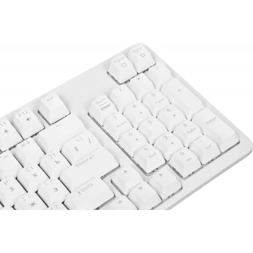 Клавиатура Logitech K868 механическая белый USB беспроводная BT/Radio (920-013913)