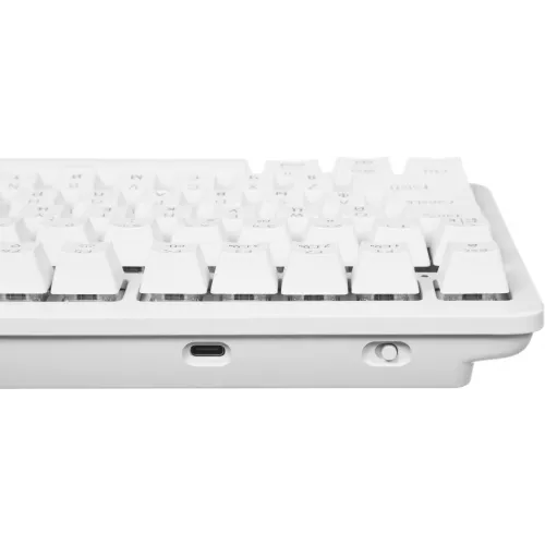 Клавиатура Logitech K868 механическая белый USB беспроводная BT/Radio (920-013913)